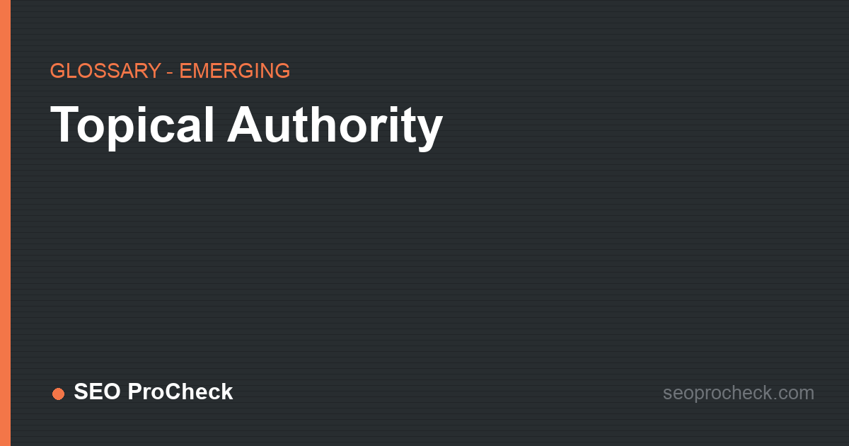 Topical authority