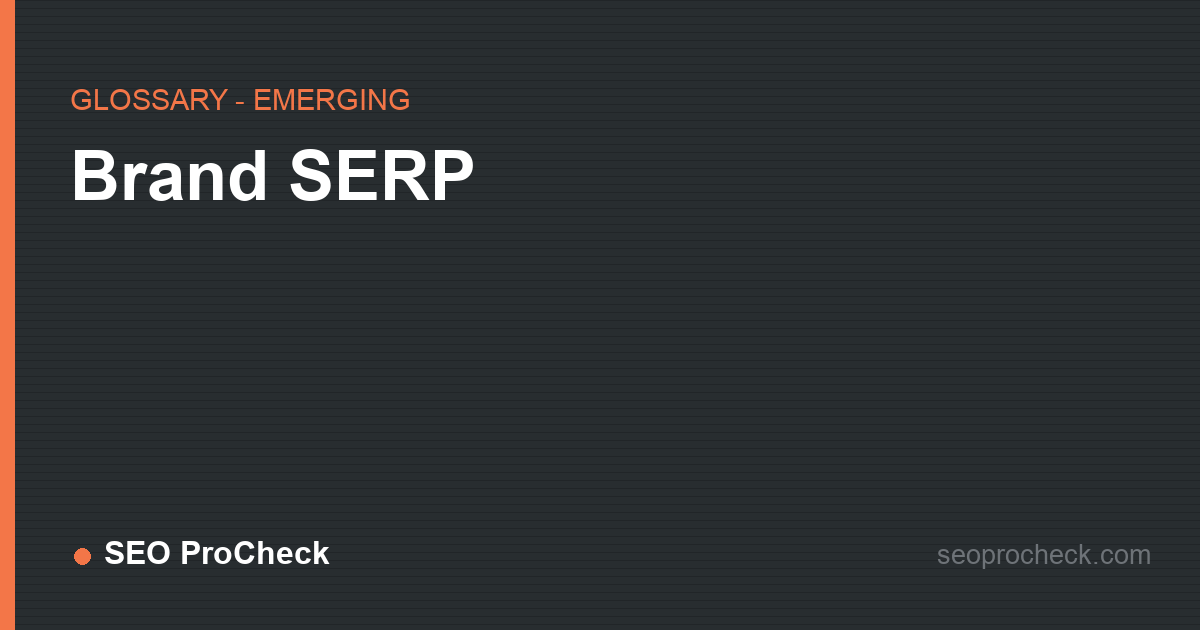 Brand serp