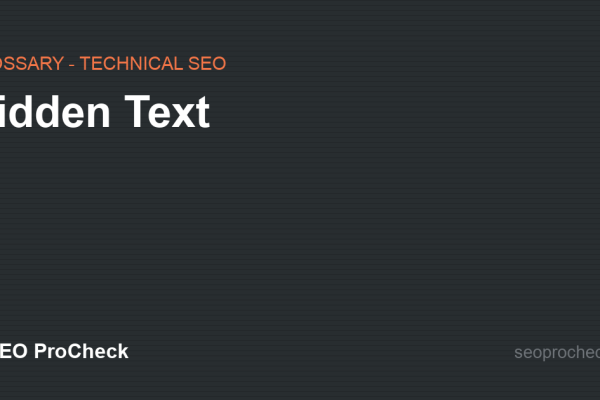 Hidden Text