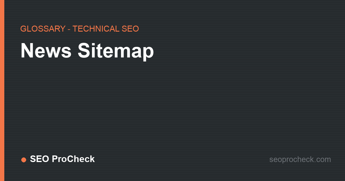 News sitemap