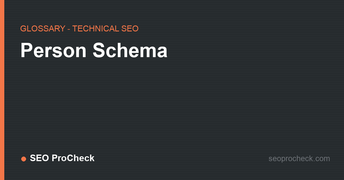 Person schema