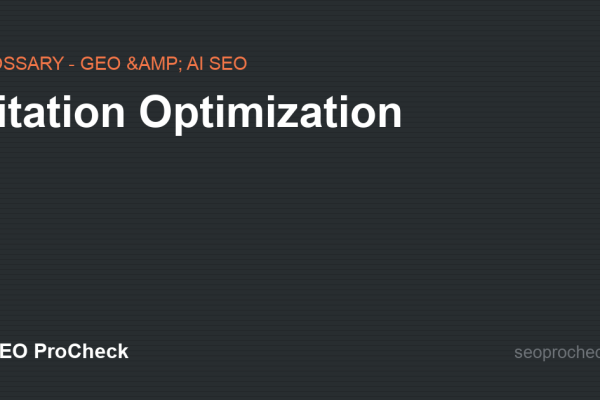 Citation Optimization