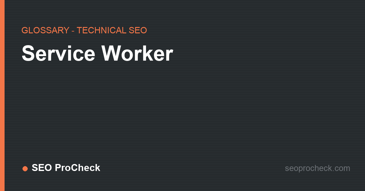 Service worker