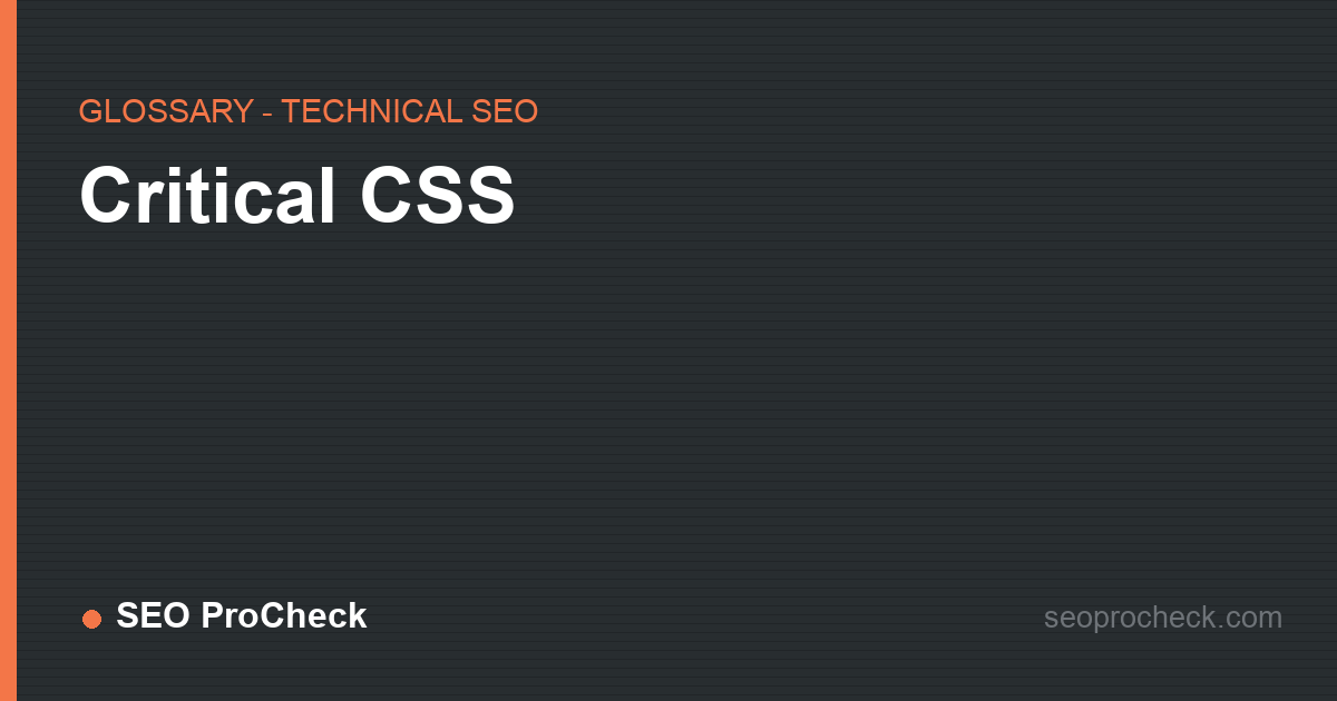 Critical css