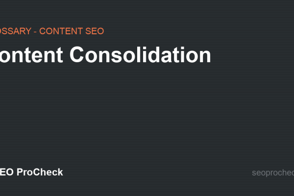 Content Consolidation