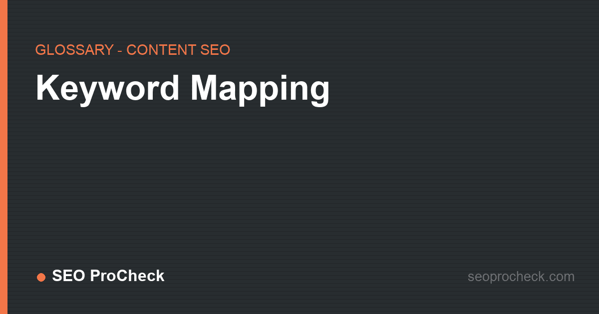 Keyword mapping