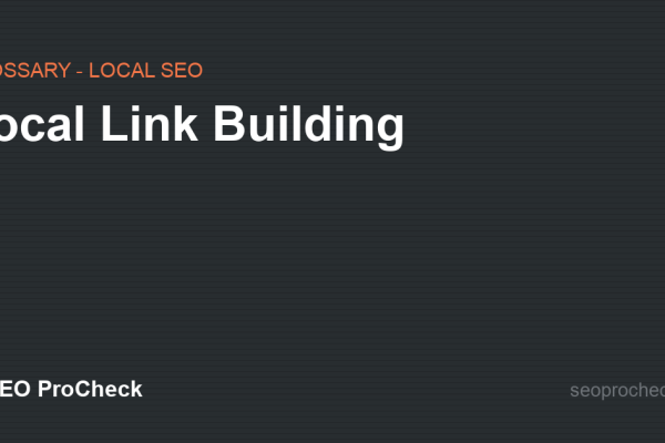 Local Link Building