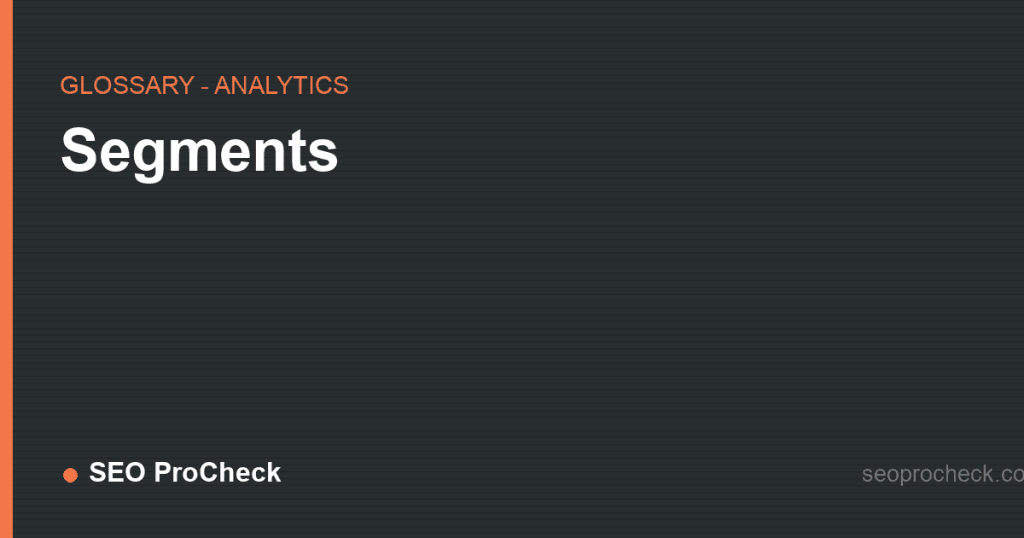 Segments 2 Segments