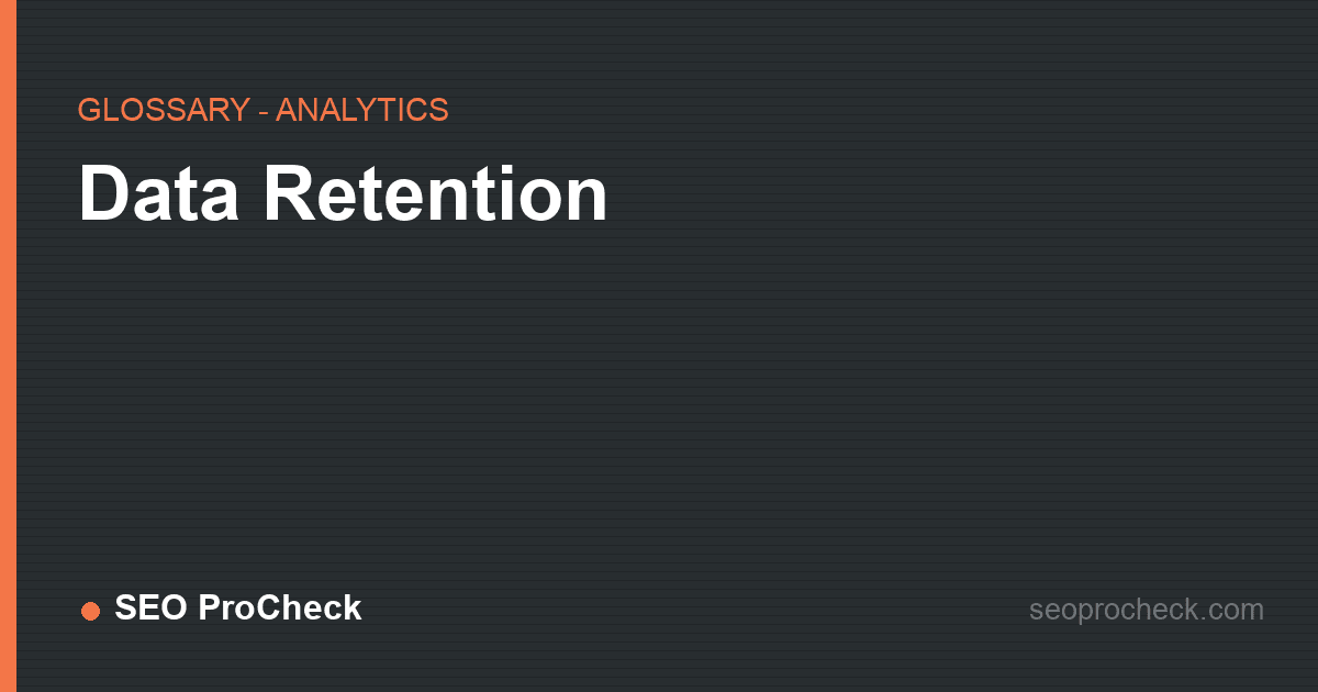 Data retention