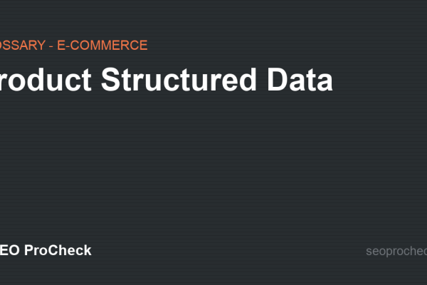 Product Structured Data