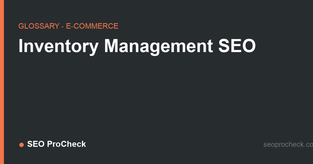Inventory management seo 2 Inventory management seo