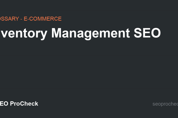 Inventory Management SEO