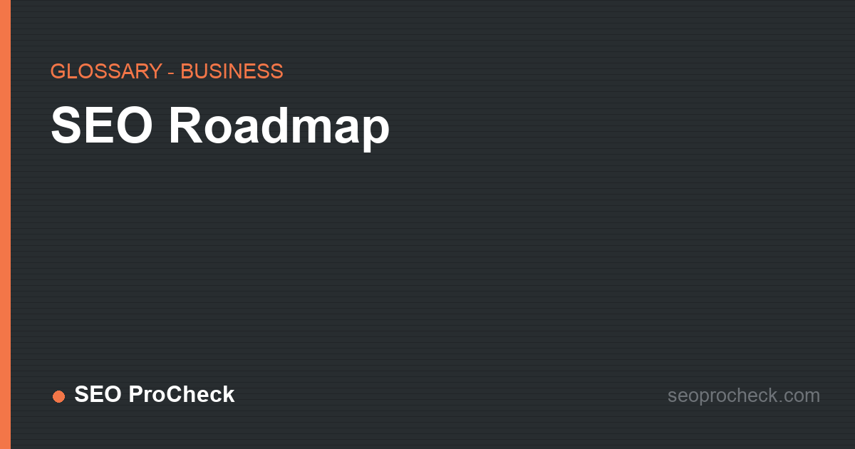 Seo roadmap