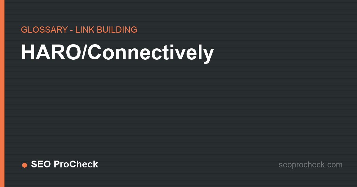 Haro/connectively
