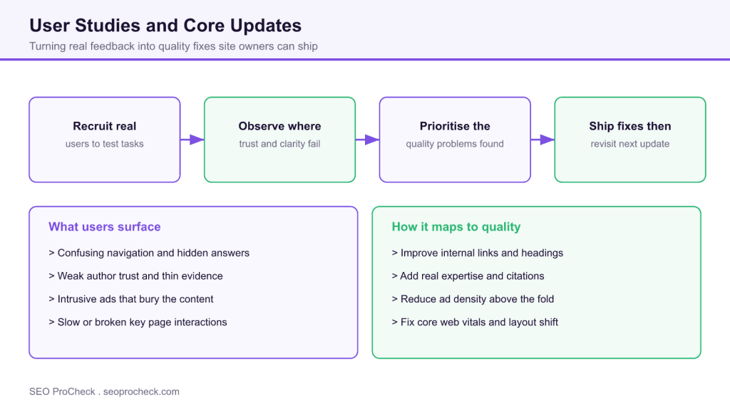 Google’s core algorithm updates and the power of user studies: how real feedback from real people can help site owners surface website quality problems (and more) 3 Google’s core algorithm updates and the power of user studies: how real feedback from real people can help site owners surface website quality problems (and more)